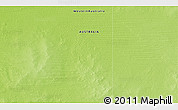 Physical 3D Map of the area around 20° 2' 43" S, 125° 52' 30" E