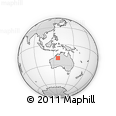Outline Map of the Area around 20° 2' 43" S, 126° 43' 29" E, rectangular outline