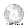 Outline Map of the Area around 20° 2' 43" S, 12° 40' 30" W, rectangular outline