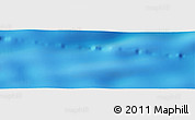 Shaded Relief Panoramic Map of the area around 20° 2' 43" S, 130° 49' 29" W