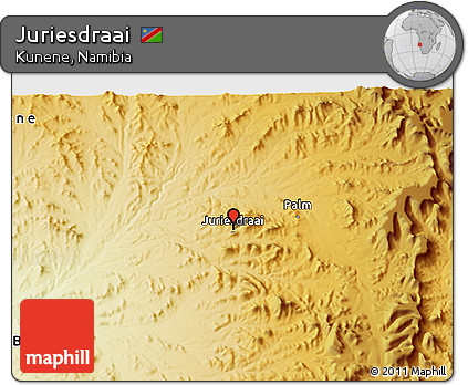 Physical 3D Map of Juriesdraai