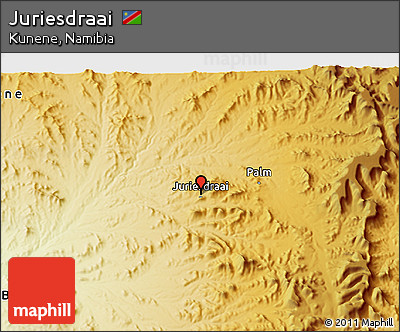Physical 3D Map of Juriesdraai