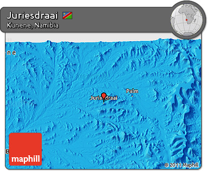 Political 3D Map of Juriesdraai