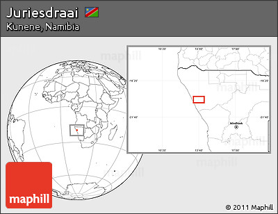 Blank Location Map of Juriesdraai