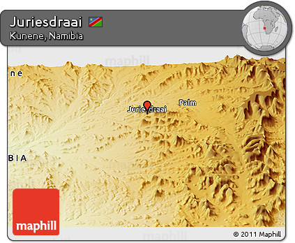 Physical Panoramic Map of Juriesdraai