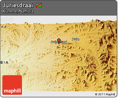 Physical Panoramic Map of Juriesdraai