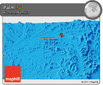 Political Panoramic Map of Palm