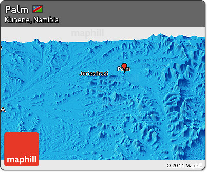 Political Panoramic Map of Palm