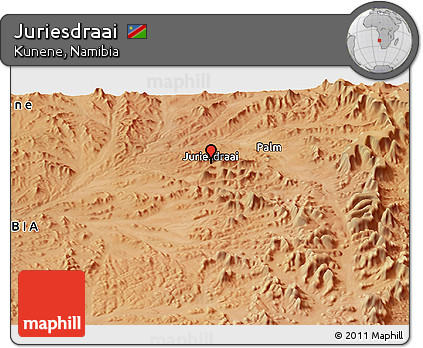 Satellite Panoramic Map of Juriesdraai