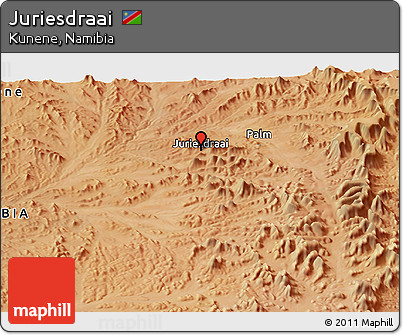 Satellite Panoramic Map of Juriesdraai