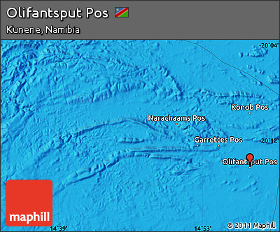 Political Map of Olifantsput Pos