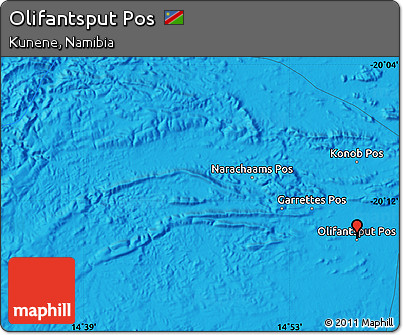 Political Map of Olifantsput Pos