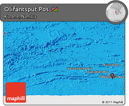 Political Panoramic Map of Olifantsput Pos