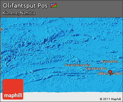 Political Panoramic Map of Olifantsput Pos
