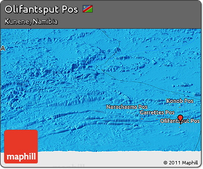Political Panoramic Map of Olifantsput Pos