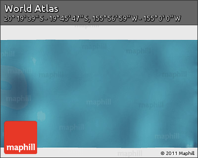 Satellite 3D Map of the Area around 20° 2' 43" S, 155° 28' 29" W