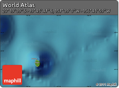 Satellite Map of the Area around 20° 2' 43" S, 157° 10' 30" W