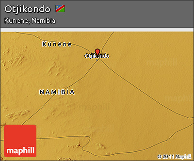 Physical 3D Map of Otjikondo