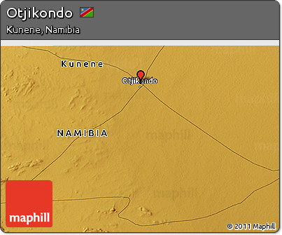 Physical 3D Map of Otjikondo
