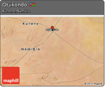 Satellite 3D Map of Otjikondo