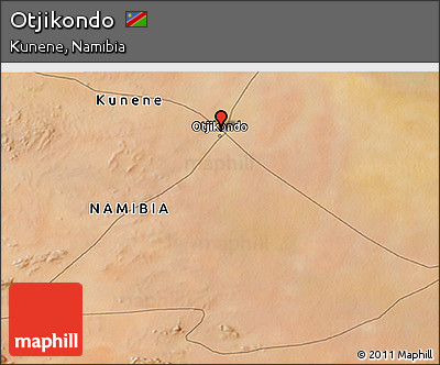 Satellite 3D Map of Otjikondo