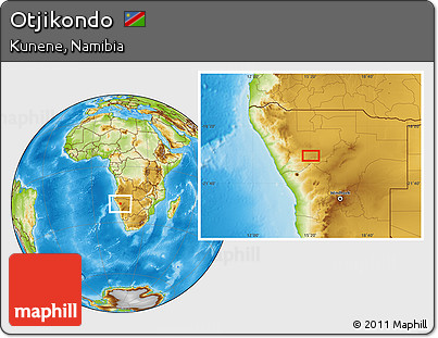Physical Location Map of Otjikondo