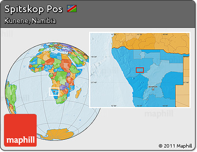 Political Location Map of Spitskop Pos