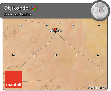 Satellite Map of Otjikondo