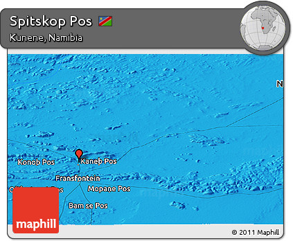 Political Panoramic Map of Spitskop Pos