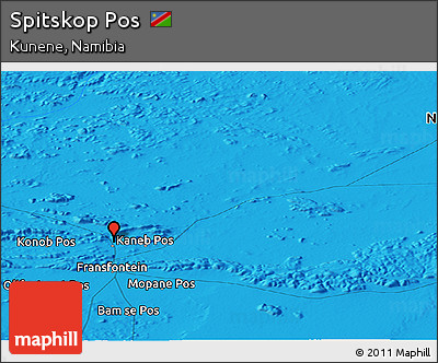 Political Panoramic Map of Spitskop Pos
