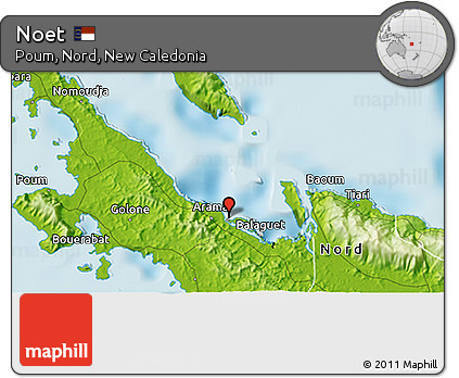 Physical 3D Map of Noet