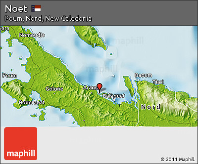 Physical 3D Map of Noet