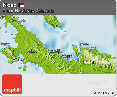 Physical 3D Map of Noet