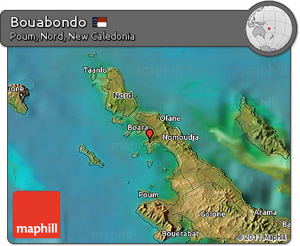 Satellite 3D Map of Bouabondo