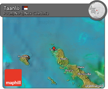 Satellite 3D Map of Taanlô
