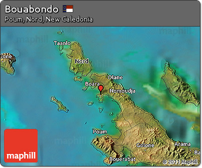 Satellite 3D Map of Bouabondo
