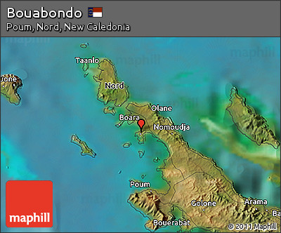 Satellite 3D Map of Bouabondo