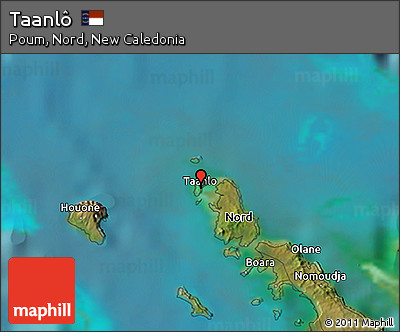 Satellite 3D Map of Taanlô