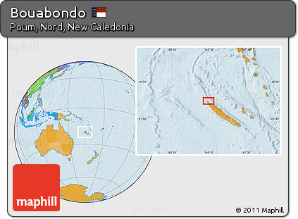 Political Location Map of Bouabondo