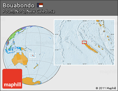 Political Location Map of Bouabondo