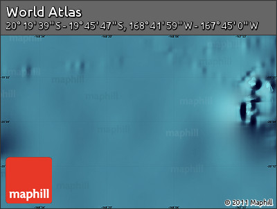 Satellite Map of the Area around 20° 2' 43" S, 168° 13' 29" W