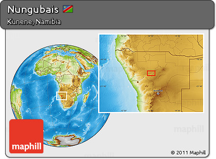 Physical Location Map of Nungubais
