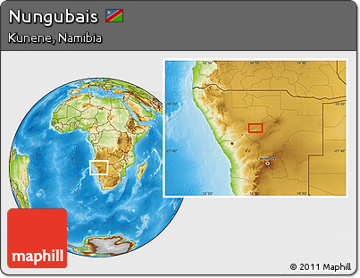 Physical Location Map of Nungubais