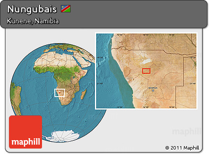 Satellite Location Map of Nungubais