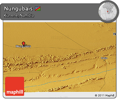Physical Panoramic Map of Nungubais