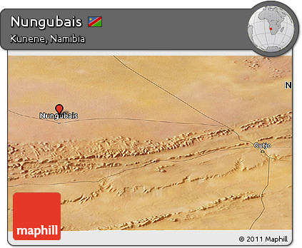 Satellite Panoramic Map of Nungubais