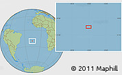 Savanna Style Location Map of the area around 20° 2' 43" S, 16° 4' 29" W