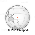 Outline Map of the Area around 20° 2' 43" S, 171° 46' 30" E, rectangular outline