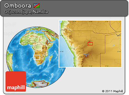 Physical Location Map of Omboora