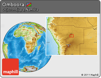 Physical Location Map of Omboora